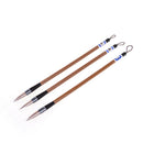 3pcs Chinese Japanese Water Ink Painting Writing Calligraphy Brush Pen Brown TEU