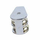 25mm Diameter metal Double Sheave Fixed Eye Rope Pulley