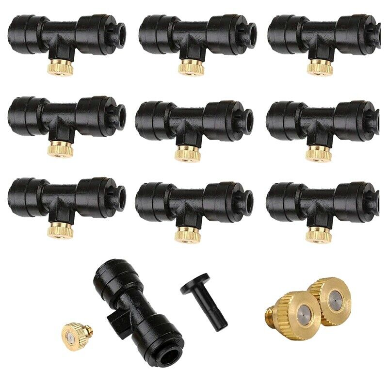Misting Nozzles Kit Fog Nozzles For Patio Misting System Outdoor Cooling Sy