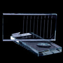 2In1 Eyelash Extension Crystal Glass Eyelashes Glue Pallet Adhesives Tray Holder