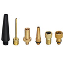 14pcs Bicycle Tire Ball Air Pump SV AV DV Valve Copper Plastic Adapter Set
