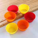 12PCS Silicone Cake Muffin Chocolate Cupcake Bakeware Mould Z8D8 Cup Lot Ba O1K1