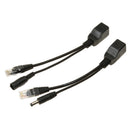 Passive PoE Power Over Ethernet Injector Splitter Adapter CAT5 Cable Kit