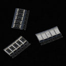 50Pcs Alloy Resistance 2512 SMD Resistor Samples Kit,10 Kindsx5pcs=50pcs R0