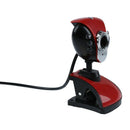 Red Flexible 12 Mega Pixel High Resolution USB Webcam with miniphone/Snapsh