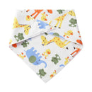 Baby Bibs Triangle Towel Cotton Cartoon Newborn Saliva Absorbent Cloth (A)
