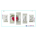 Love Home 5D DIY Full Drill Diamond Painting Cross Stitch Needlework â€‹Kit