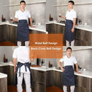 Canvas Denim Apron Adjustable Women Men Kitchen Chef Home Garden Pinafore