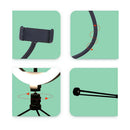10" LED Ring Light Dimmable Lighting Kit Phone Selfie Tripod Makeup Live Lamp