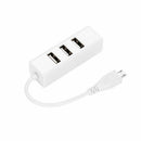 USB2.0 Micro-USB Four HUB One Four OTG HUB With charging OTG Small row HUB(