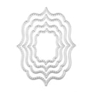 4pcs Flower Frame Cutting Dies Stencil Scrapbook Embossing DIY Card (MS-450