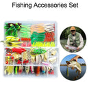 139PCS Fishing Lures Kit Set with Tackle Box Fishing Set Luya Bait L4Z8
