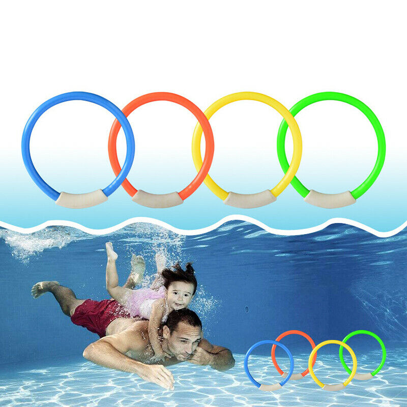 1PCS Summer Underwater Diving Rings Swimming Pool Kids Dive Ring Water Play  Gw
