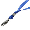 5X( Vertical Clear Plastic ID Badge Card Holder w Neck Strap 2 Pcs U9M1)