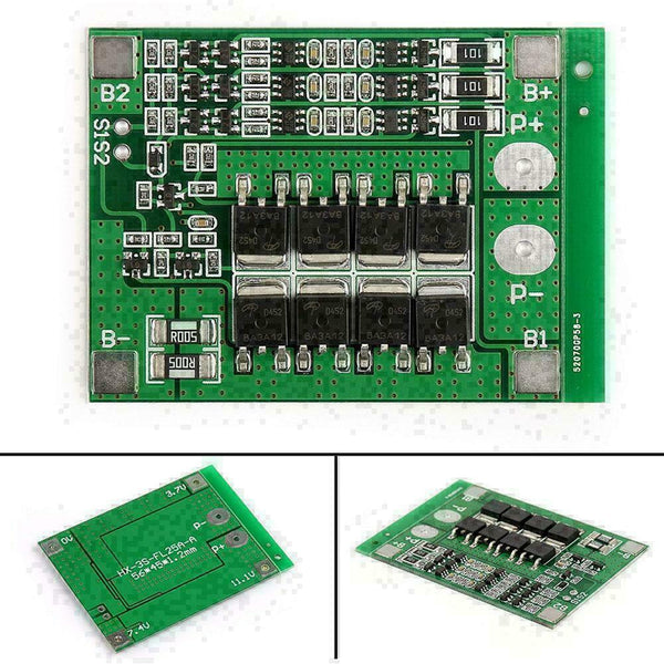 3S 25A 18650 Liion Lithium Battery BMS tection PCB Board 12.6V,Balance YK V U7Y7
