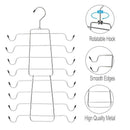 Tank Tops Hanger Metal Folding Space Saving Hanger Closet Organizer for Tan