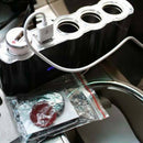 4 Way Car Socket Splitter w/2 USB Port Adapter Charger DC 12V Lighter