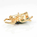 Cute Beetle Brooches Unisex Enamel Brooch Pin Fashion Insect Winter Coat Ac