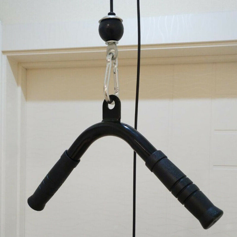 2Pcs Fitness DIY Pulley Cable Machine Triceps Hand Workout Equipment Accs