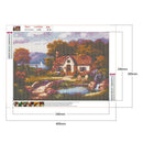 DIY Landscape Picture 5D Full Round Drill Diamond Painting Kits (C1404)