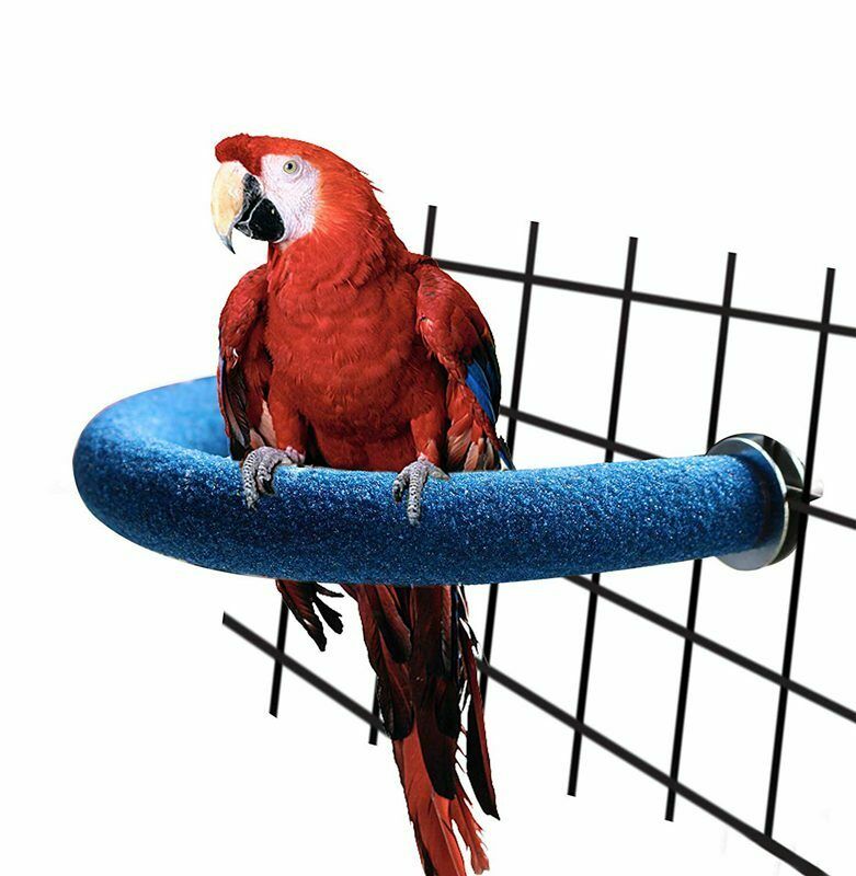 Parrot Perch Bird Stand Natural Wood Branches Nail Perches For Small Medium