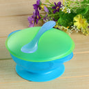 Baby Sucker Bowl Set Temperature Spoon Baby Child Training Bowl