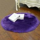 faux sheepskin wool carpet 30 x 30 cm Fluffy soft longhair decorative carpe C6H9