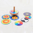 Wooden Classic Spinning Top Gyro Children Kids Developmental Gifts New ÃŽÂ¸uTEUS