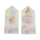 6pcs  Theme Party Paper Invitation Cards Kids Birthday Party Invitation-W `3C