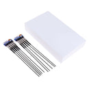 10pcs Alligator Clip Clamp Wrapped Iron Stick & Foam Base Set DIY Craft Tool