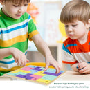 Macaron Wood Kids Russian Box Matching Desktop Game Puzzle Educational Toys