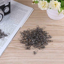 100pcs/lot No.6 Steel Fishing Connectors Rolling Swivels with Nice Snap