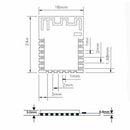 ESP8266 serial port WIFI wireless control module WIF module ESP-12N Milesto G9D8