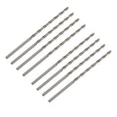 8pcs 2.5mm Drill Bit HSS Straight Large Twist Shank Plastic/Metal/Wood Set
