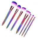 7pcs Corn Makeup Brushes Eyebrow Eyeliner Blush Cosmetic Concealer Tools A