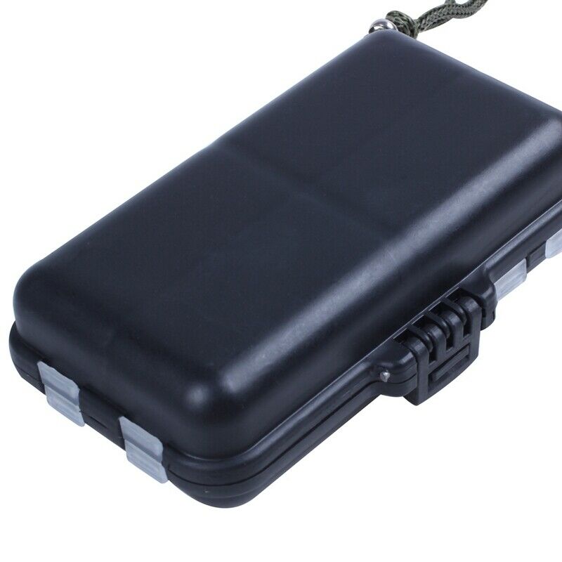 Portable 9 Compartments Fishing Lures Box Spoon Hooks Baits Tackle Hook Cas
