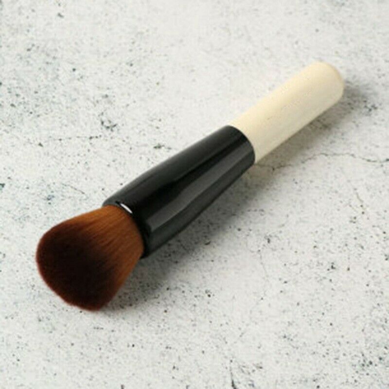 Powder Makeup Brush Wood Handle Dense Soft Round Bristle Full Coverage Face E8B6