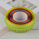 6Pcs Round/Flower Shaped Dough Cutting Tool Kitchen Gadgets Dumplings Cutt&+