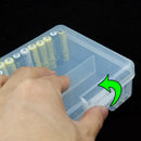 Battery Storage Case Holder Box Hard Plastic Rechargeable For 100 X AAA