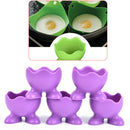 5PCS New Silicone Egg Cup Holders Colored Soft Creative Serving Cups For Kitc Nw