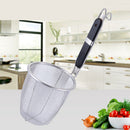 Stainless Steel Soup Spoon Ladle Pasta Colander Filter Kitchen Long Handle