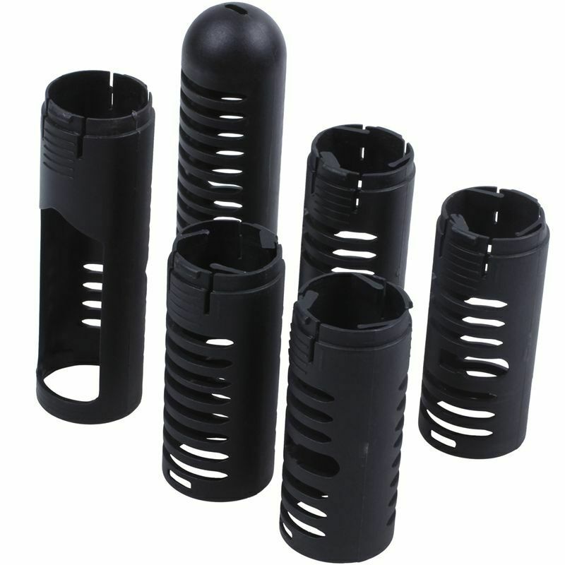 Plastic Aquarium Water Heater Protector Guard, 46.5cm, Black R7R3