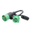 16Pin Male To Female J1939 9 Pin Deutsch Truck Adapter 9 Pin To OBD2 Interf