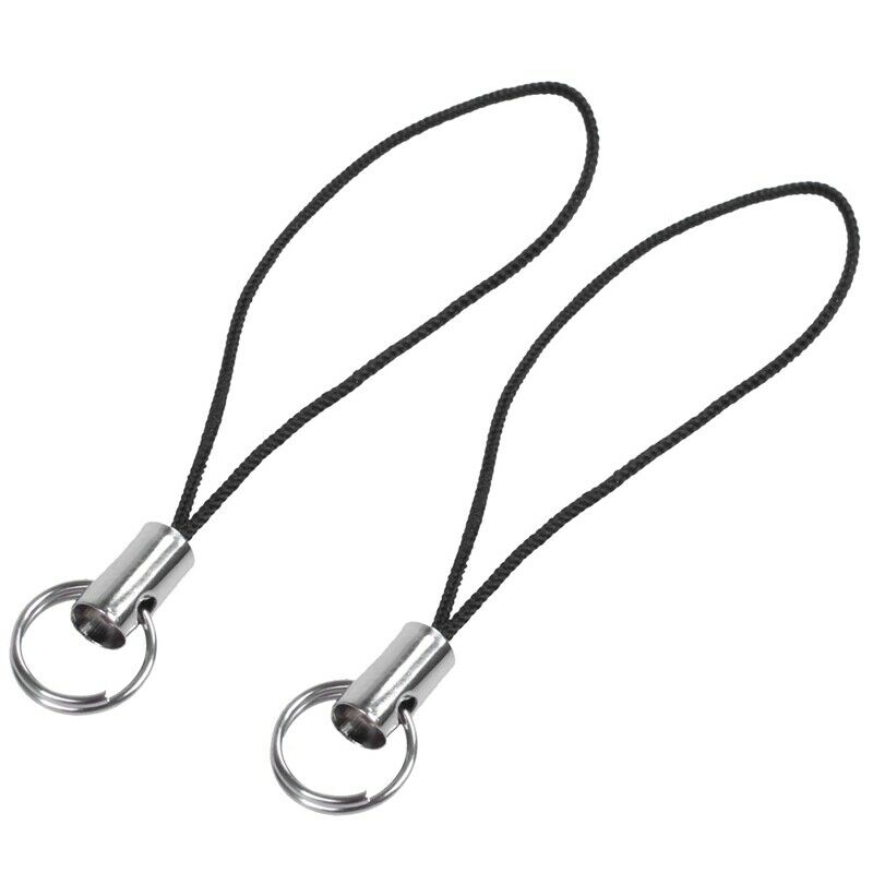 Lot of 100 Pieces Portable Lanyard in Nylon for Telephone Tether Cord of Ph T4X8