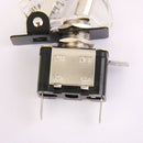 2 Pieces 12V 20A Car SPST Toggle Rocker Switch Control with Green&Blue LED