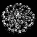 Shining Rhinestone Flower Bridal Wedding Party Brooch Pin K1I2