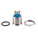 Normally Open NO N/O 16mm Metal Momentary Round Push Button Switch AC 250V
