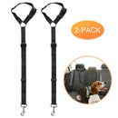 2 Pack Dog Seat Belt, Adjustable Dog Safety Vehicle Seatbelt Fit All Car He B7H8