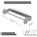 Adhesive Paper Towel Holder Under Cabinet for Home Kitchen & Bathroom Brush