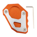 Waterproof Side Kick Stand Sidestand enlarger Kickstand Support Plate Orange